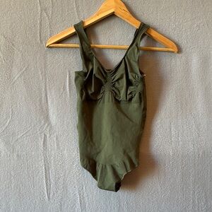 NWT Fabletics Yitty Nearly Naked‎ Shaping Thong Bodysuit in Crisp Pine Size 5X